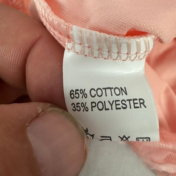 Girls Rose Pattern Sleeveless Top & Shorts Set Size 6 Pink - Picture 5 of 8